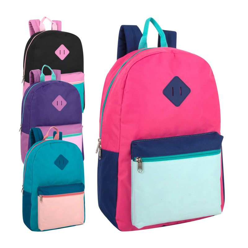 Large Capacity 17Inch Colorful Backpack