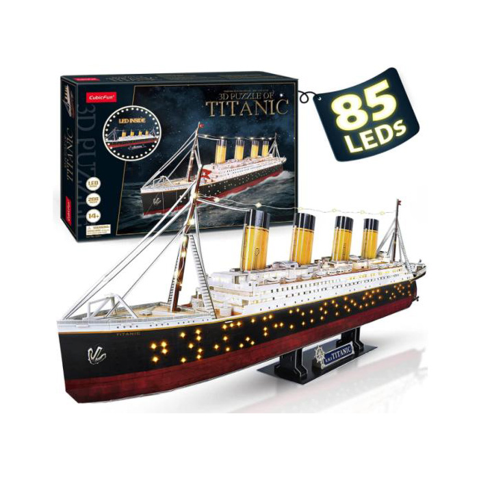 Tsy misy lakaoly ilaina amin'ny taratasy Jigsaw DIY kianja 3D Puzzle kilalao